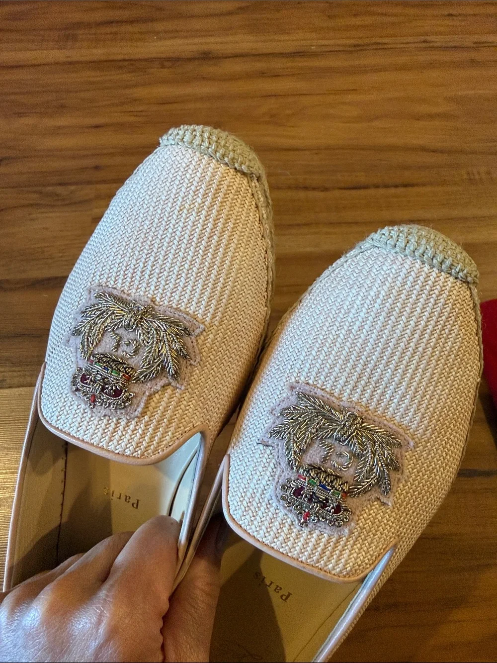 Christian Louboutin Women's Nanou Orlato Donna Espadrilles size 40